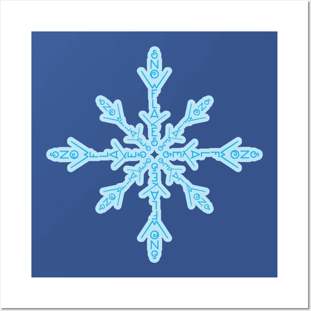 Snowflake Wall Art by EJgraphics